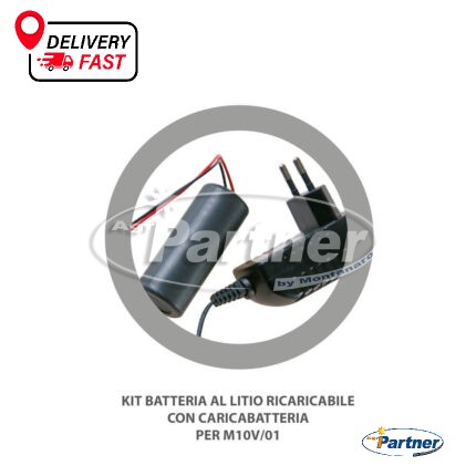 KIT BATTERIA + CARICABATTERIA LITIO MICRONIZZATORE - Volpi Originale